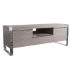 Mayfair Silver Grey Oak Large TV Unit with Drawer