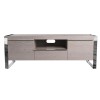 Mayfair Silver Grey Oak Large TV Unit with Drawer