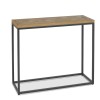 Bentley Designs Indus Rustic Oak Narrow Console Table