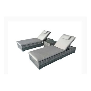 Signature Weave Garden Furniture Jessica Grey Rattan Sun Lounger Set Signature Weave Garden Furniture Jessica Grey Rattan Sun Lounger Set