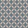 Maze Lounge Outdoor Mosaic Blue 43x43cm Scatter Cushions in Pair