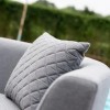 Maze Lounge Outdoor Flanelle Quilted 40x40cm Scatter Cushions in Pair