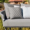 Maze Lounge Outdoor Flanelle Quilted 40x40cm Scatter Cushions in Pair