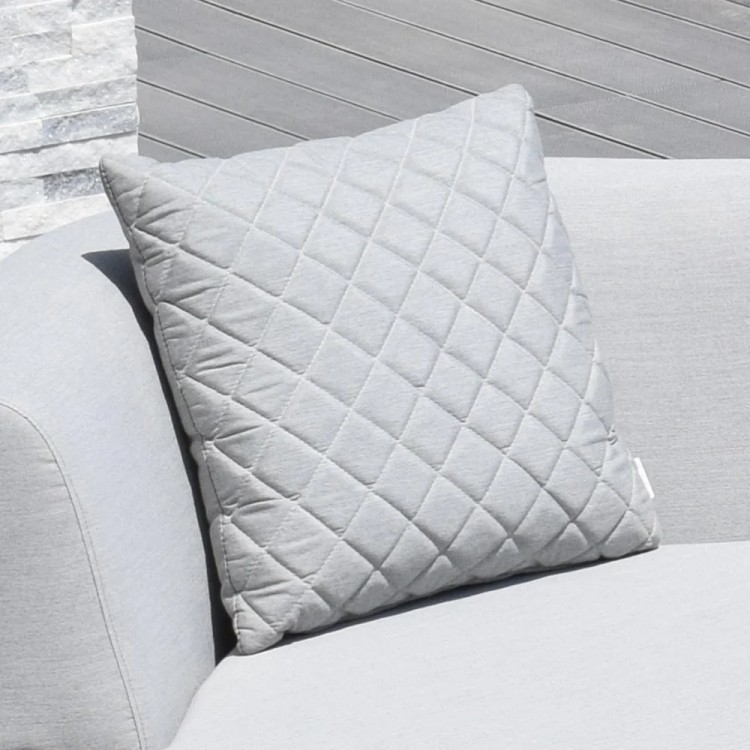 Maze Lounge Outdoor Lead Chine Quilted 40x40cm Scatter Cushions in Pair