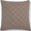 Maze Lounge Outdoor Taupe Quilted 40x40cm Scatter Cushions in Pair