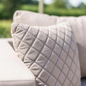 Maze Lounge Outdoor Taupe Quilted 40x40cm Scatter Cushions in Pair Maze Lounge Outdoor Taupe Quilted 40x40cm Scatter Cushions in Pair