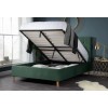 Birlea Furniture Loxley Green Fabric Upholstered 5ft King Size Ottoman Bed