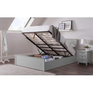 Julian Bowen Painted Furniture Maine Dove Grey 5ft King Size Ottoman Bed