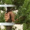 Nova 8ft Natural Green Slim Balsam Fir Artificial Christmas Tree