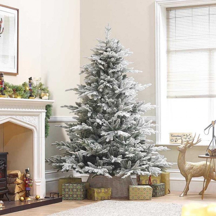 Nova 7ft Snowy Concolor Fir Artificial Christmas Tree