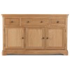 Heritage Colmar Natural Oak 3 Door 3 Drawer Large Sideboard