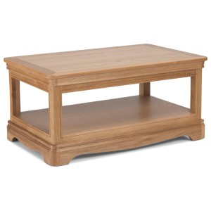Heritage Colmar Natural Oak Coffee Table With Shelf Heritage Colmar Natural Oak Coffee Table With Shelf