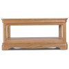 Heritage Colmar Natural Oak Coffee Table With Shelf