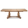 Heritage Colmar Natural Oak 6-8 Seat Pedestal Extending Dining Table