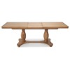 Heritage Colmar Natural Oak 6-8 Seat Pedestal Extending Dining Table