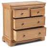 Heritage Colmar Natural Oak 2 Over 2 Chest Of Drawers