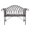 Regency Design Duchess Black Metal Garden Bench