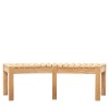 Regency Design Champillet Natural Teak Short Garden Bench