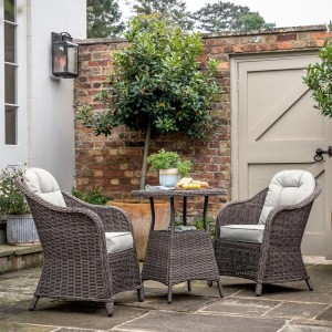 Regency Design Fior Natural 2 Seater Rattan Round Bistro Set Regency Design Fior Natural 2 Seater Rattan Round Bistro Set