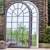 Regency Design Orlanda Distressed White Metal Outdoor Window Wall Mirror