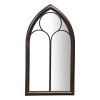 Regency Design Monica Black Metal Outdoor Window Wall Mirror