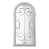 Regency Design Roni White Metal Outdoor Window Wall Mirror