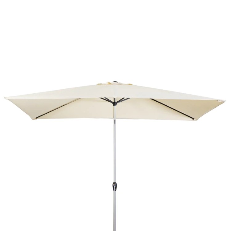 Regency Design Vazzano Rectanguar 2x3m Cream Aluminium Table Parasol