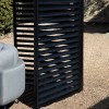 Regency Design Messina Large Black Aluminium Rectangular Pergola Louvre Screen