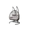 Regency Design Adanero Natural Rattan Double Hanging Egg Chair