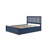 Birlea Furniture Phoenix Blue Painted 4ft Small Double Ottoman Bed