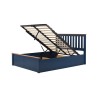 Birlea Furniture Phoenix Blue Painted 4ft Small Double Ottoman Bed