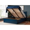 Birlea Furniture Phoenix Blue Painted 4ft Small Double Ottoman Bed