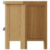 Buxton Rustic Oak Furniture Corner TV Unit