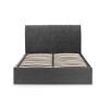 Julian Bowen Furniture Sanderson Grey Velvet 5ft King Size Ottoman Bed