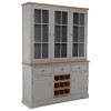 Heritage Sunbury Grey Painted Large Dresser