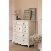 Willis & Gambier Ivory Painted 8 Drawer Bedroom Chest