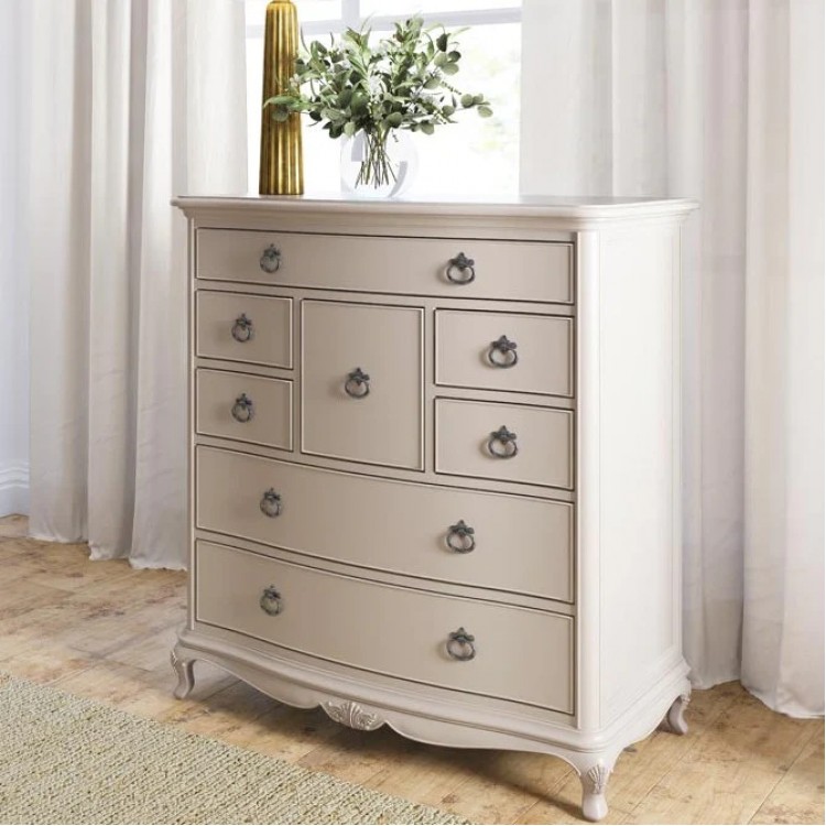 Willis & Gambier Ivory Painted 8 Drawer Bedroom Chest