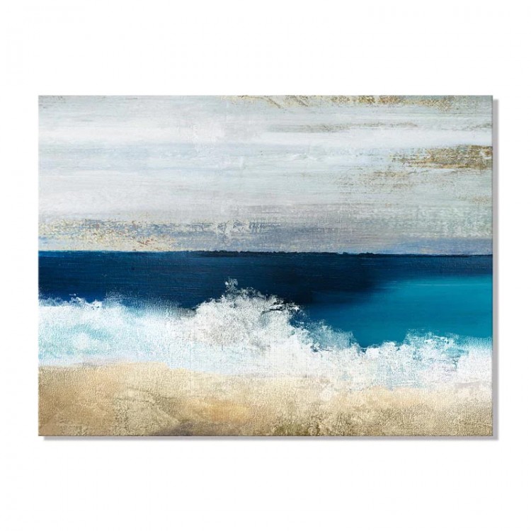 Beach Front and Waves Handpainted Canvas Wall Art and Prints