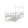 Julian Bowen Furniture Sophie Stone White 3ft Single Crystal Bed