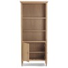 Heritage Skien Natural Oak Large 2 Door Bookcase