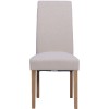 Divine Furniture Dortmund Oak Westbury Beige Rollback Dining Chair