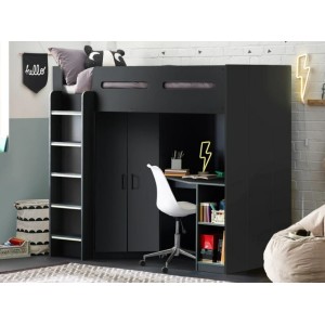 Julian Bowen Painted Furniture Hercules Anthracite Highsleeper Bed Julian Bowen Painted Furniture Hercules Anthracite Highsleeper Bed