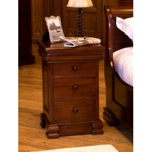 La Roque Mahogany Furniture 3 Drawer Lit Bateau Bedside Table La Roque Mahogany Furniture 4 Drawer Lit Bateau Bedside Table IMR10A