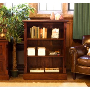 La Roque Mahogany Furniture Low Open Bookcase La Roque Mahogany Furniture Low Open Bookcase IMR01B