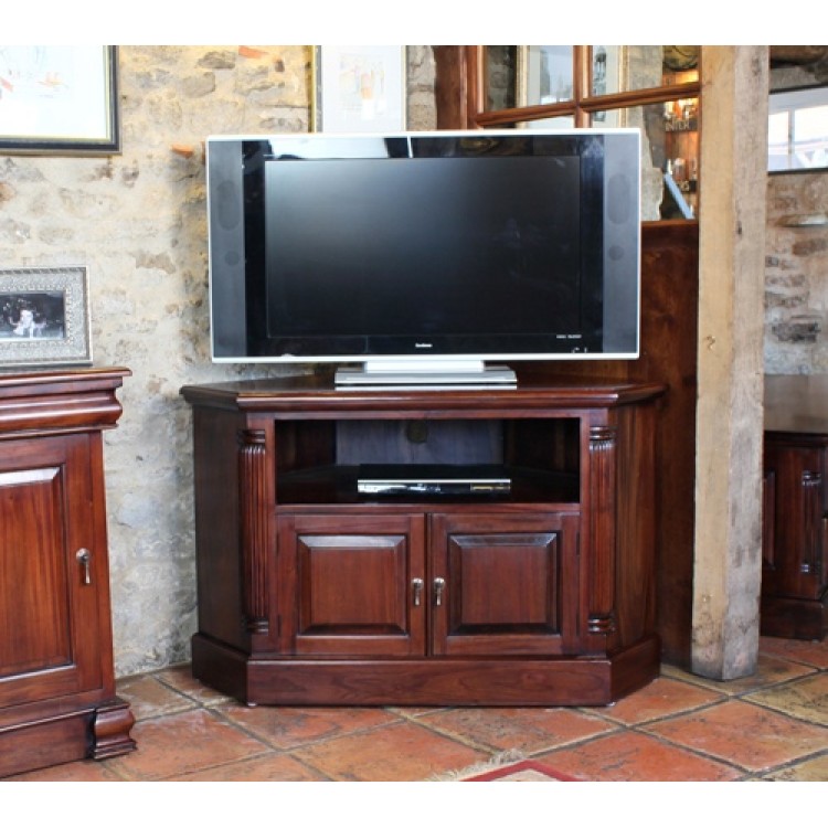 La Roque Mahogany Furniture Corner Television Cabinet IMR09B