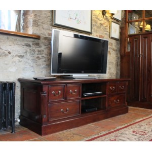 La Roque Mahogany Furniture Widescreen Television Cabinet La Roque Mahogany Furniture Widescreen Television Cabinet IMR09A