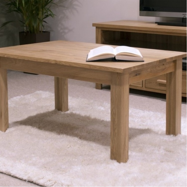 Opus Solid Oak Furniture 3ft X 2ft Rectangle Coffee Table