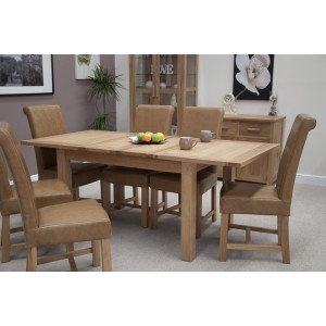 Opus Solid Oak Furniture Extending Dining Room Table Opus Solid Oak Furniture Extending Dining Room Table