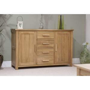 Opus Solid Oak Furniture Large Sideboard Opus Solid Oak Furniture Large Sideboard