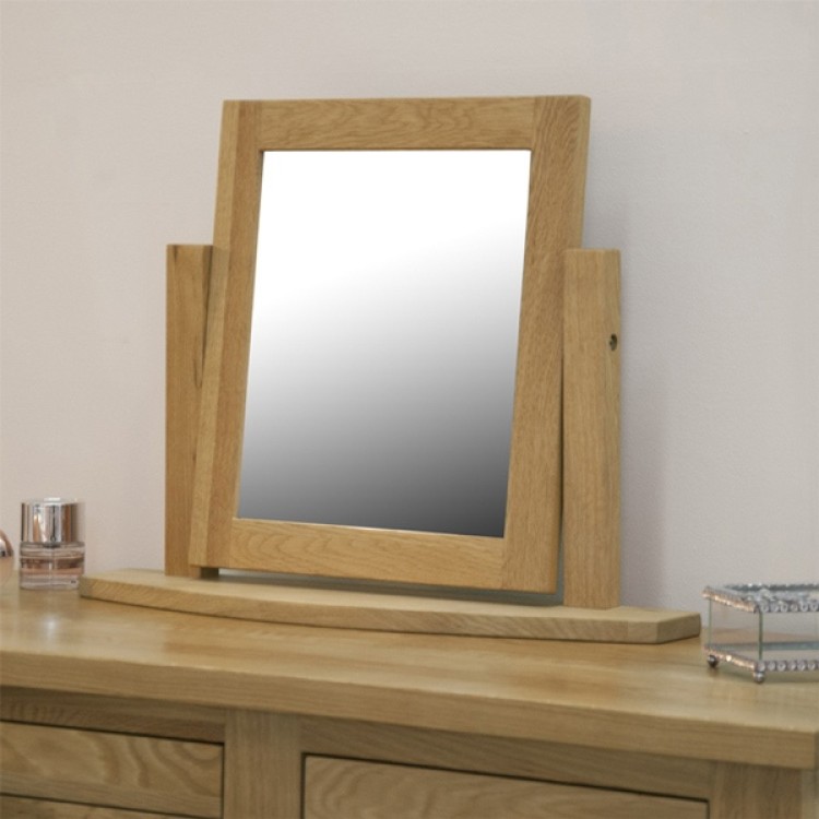 Opus Solid Oak Furniture Dressing Table Mirror
